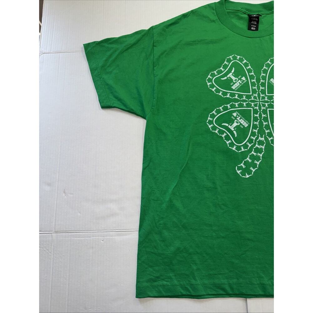 Hanes Beefy-T Graphic‎ Print Men's XL T-Shirt Green - Picture 4 of 8